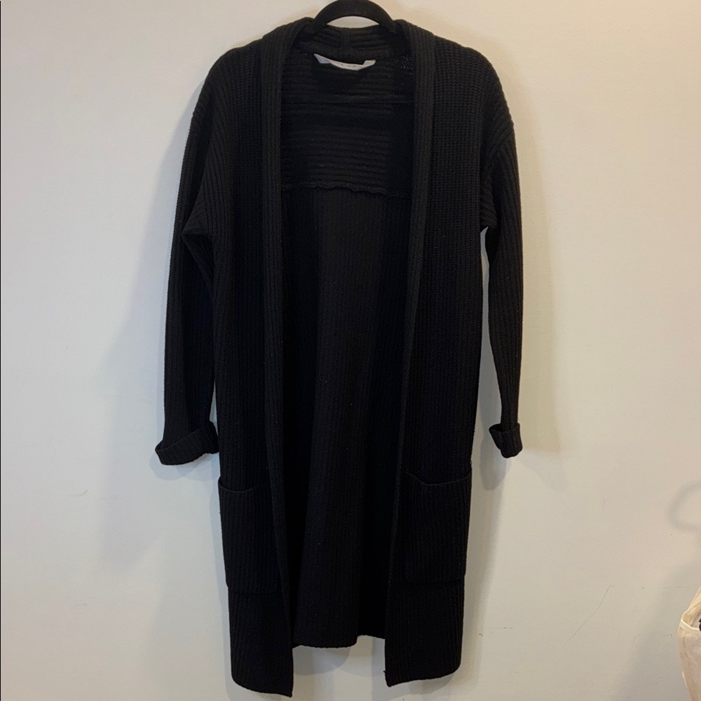Athleta Wool Cashmere Knit Cardigan Sweater Size S